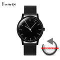 gift Enmex backward wristwatch creative design reversal time simple styleanti-clockwise casual  quartz  left-hand watch