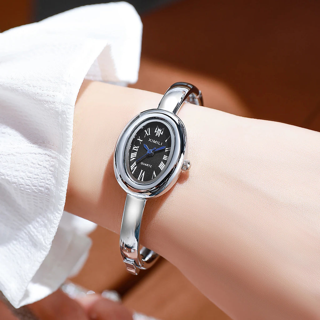 2026 Ladies Casual Dress Luxury Gold Ladies Rhinestone Waterproof Relogio Feminino Quartz Watch Fashion Thin Watches Reloj