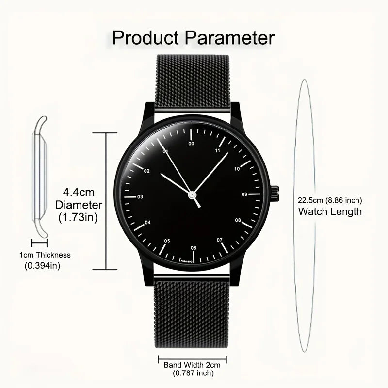 gift Enmex backward wristwatch creative design reversal time simple styleanti-clockwise casual  quartz  left-hand watch