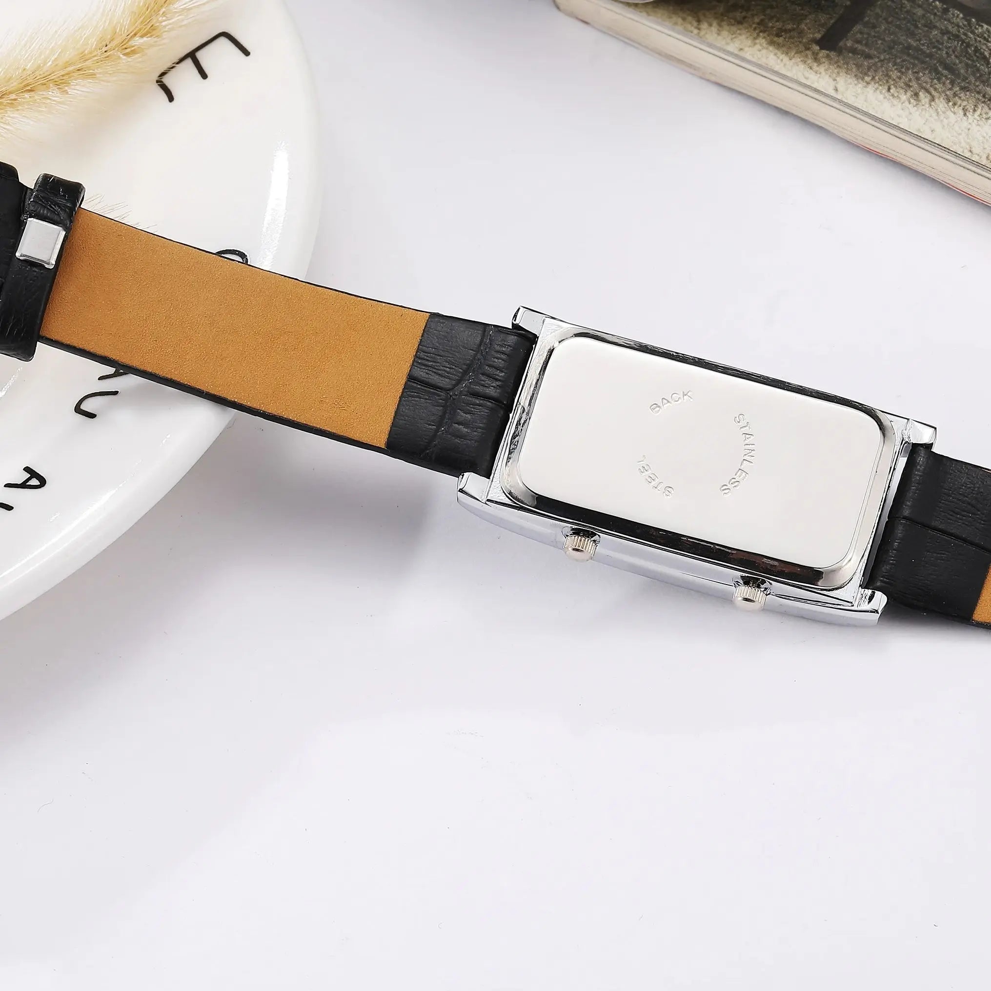 Hot selling fashion leisure business dual time zones dual dial watches for man woman couple watches quartz watches reloj