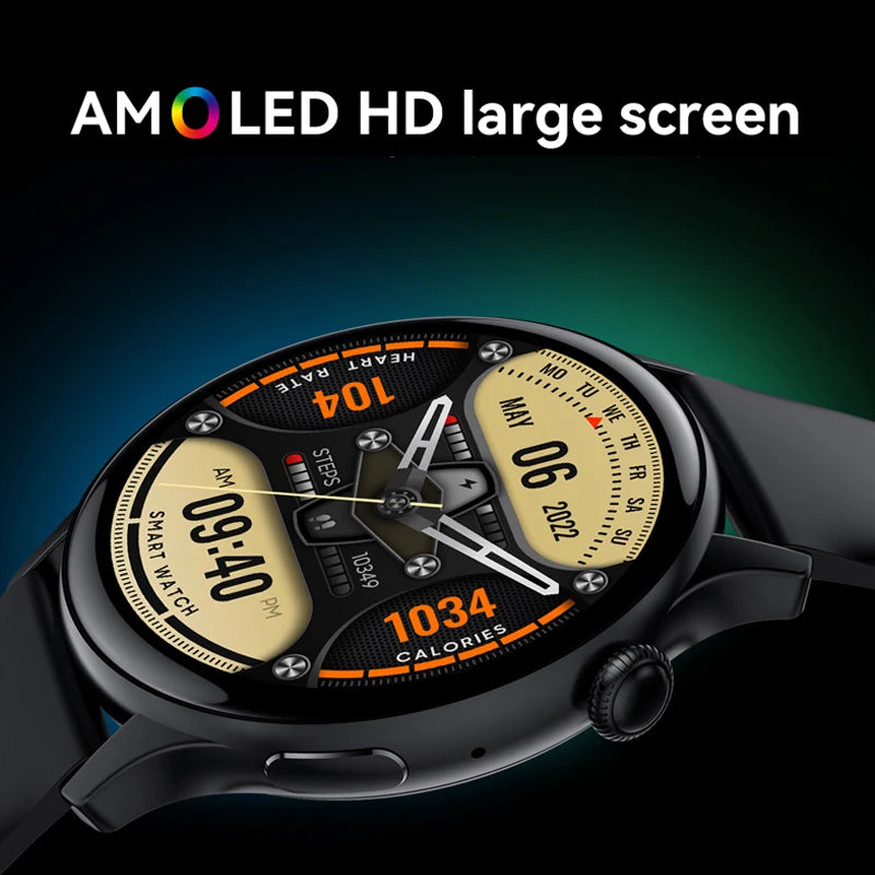 2026 New True AMOLED Smart Watch Ladies Screen Always Show Time 466*466 HD Health Tracker Voice Calling NFC Smartwatch Women