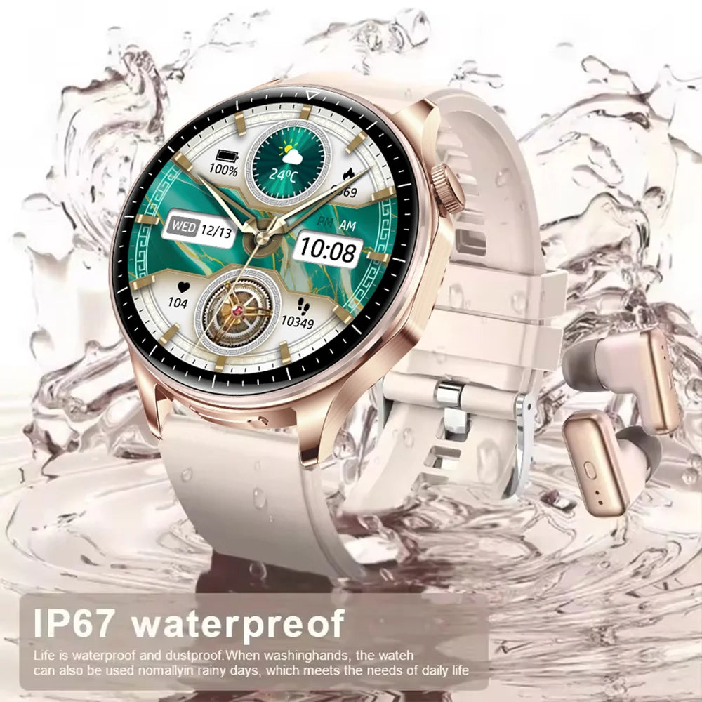 2026 new 2-In-1 TWS Headset Smart Watch 1.43" Women Men Sport Fitness motion Tracker Watches Earphone Music Smartwatch