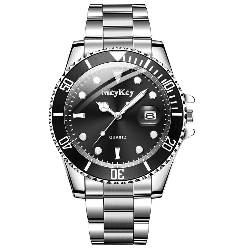 Fashion Calendar Men Quartz Watch Luxury Large Dial  Man Business Watches Reloj Hombre