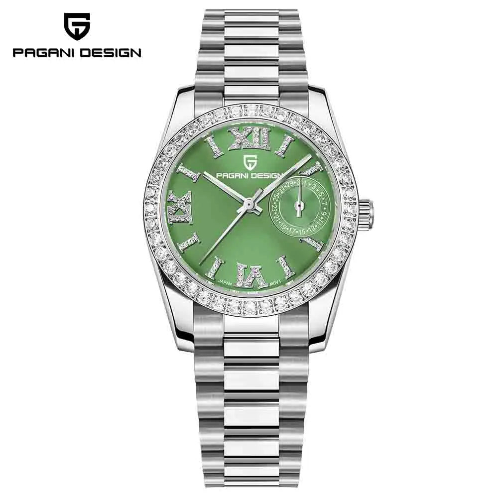 PAGANI DESIGN 2025 New 32MM Women's Wristwatch Elegant Luxury Quartz Watch For Women Fashion Waterproof Watches Sapphire Clock