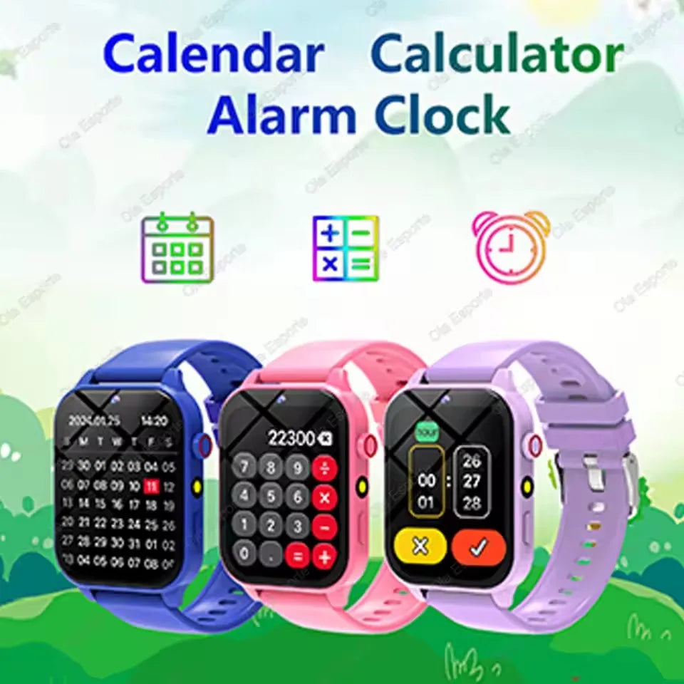 100+ Game SmartWatch Kid Child HD Screen Lighting Music Smart Watch Boy Girl Gift Children Smartwatch For IOS Android 2025 New