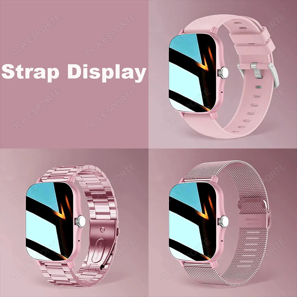 2025 New Smart Watch Men Women Gifts 1.83'' Full Touch Screen Sport Fitness Tracker Smartwatch Men BT Calls Digital smarthwhatch