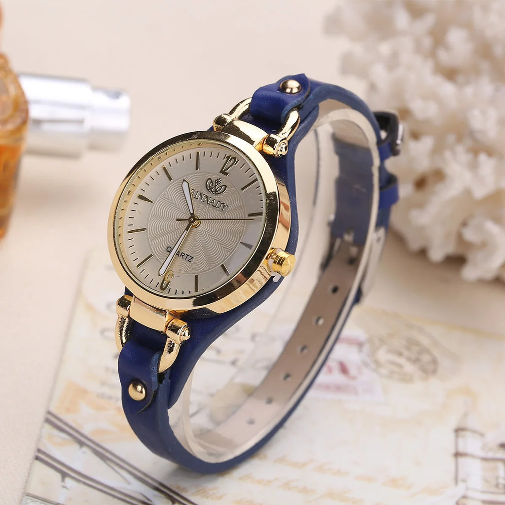 Women's Fashionable Minimalist Luxurious Quartz Watch Leather Dial