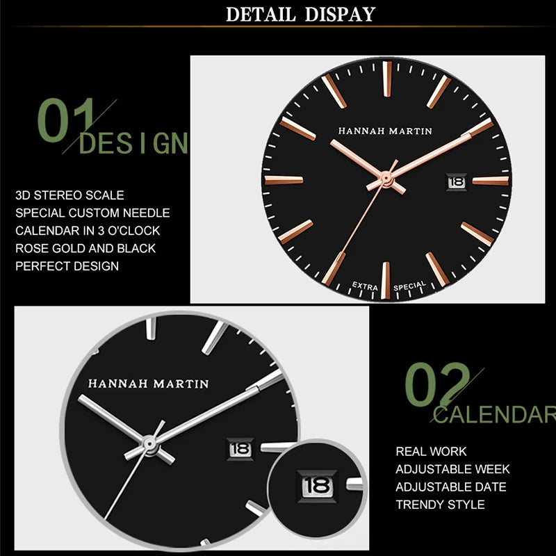 Fashion For Men Watch Business Style Calendar Quartz Movement Stainless Steel Strap Outdoor Waterproof Sports Quartz WristWatch