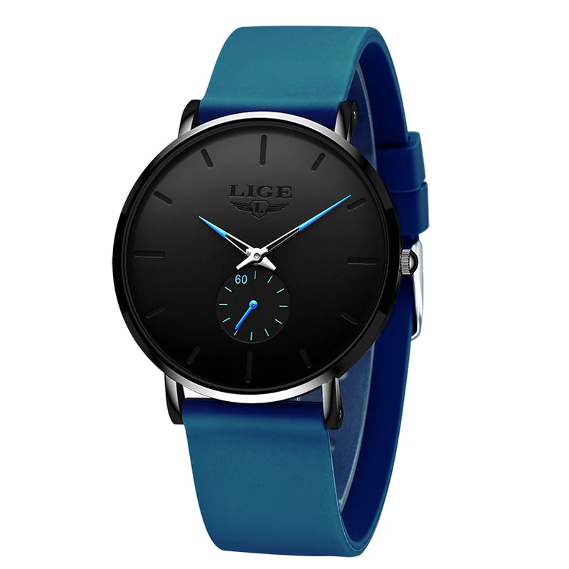 LIGE New Rose Gold Women Watch Business Quartz Watch Ladies Top Brand Luxury Female Wrist Watch Women Girl Clock Relogio Feminin