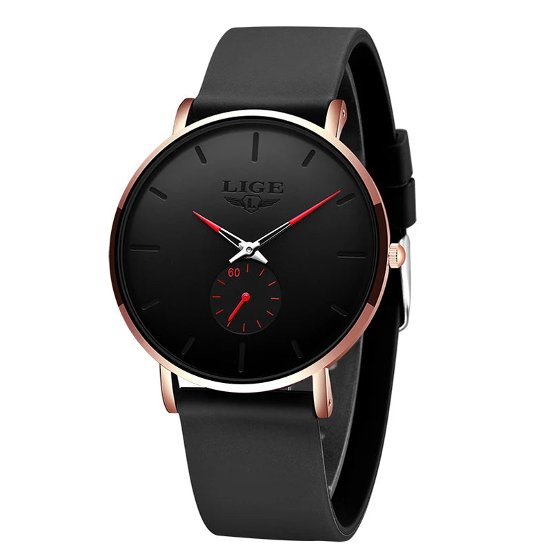 LIGE New Rose Gold Women Watch Business Quartz Watch Ladies Top Brand Luxury Female Wrist Watch Women Girl Clock Relogio Feminin